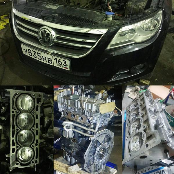 Капитальный ремонт VW Tiguan 1.4TSI